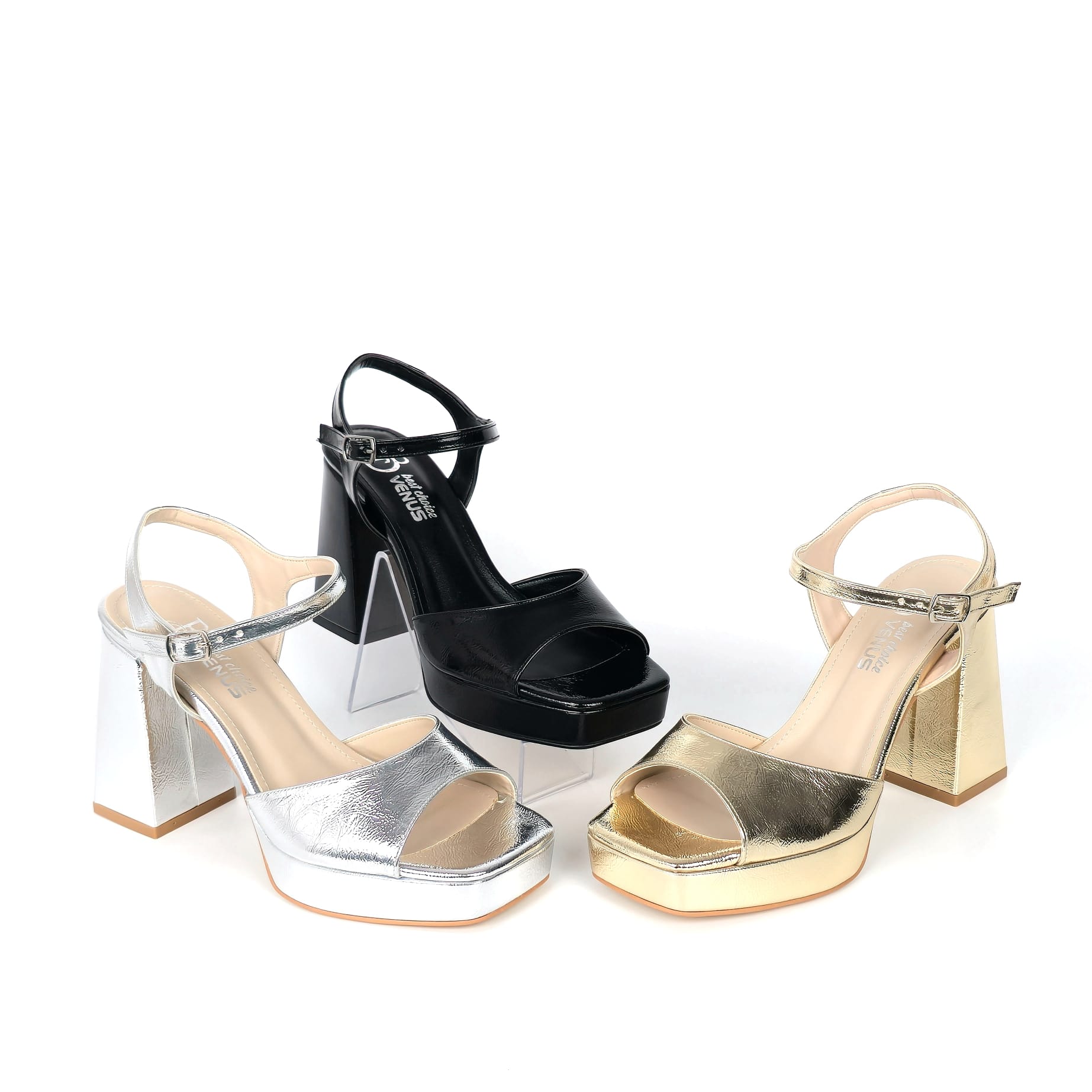 Gloss Strap Platform Heel photo 54