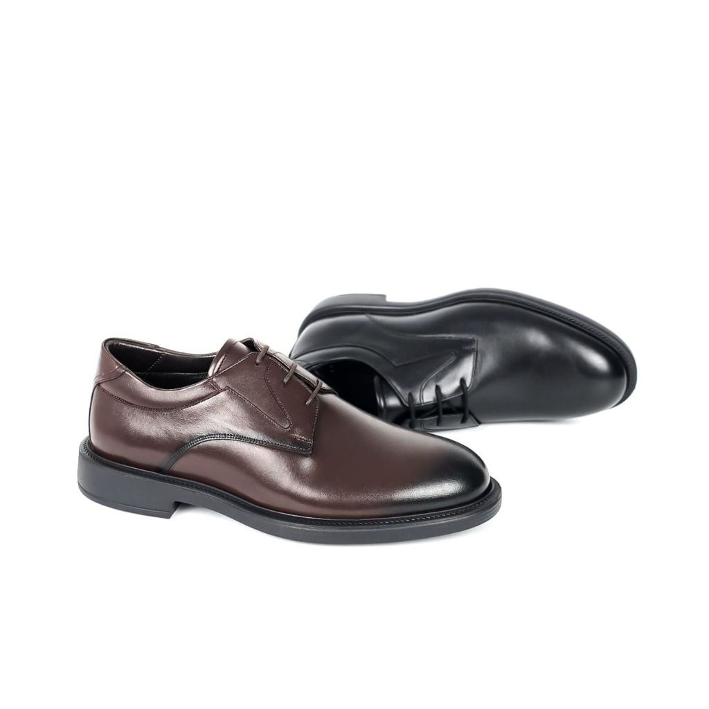 Adrian Classic Lace-Up Oxford - Chocolate Brown