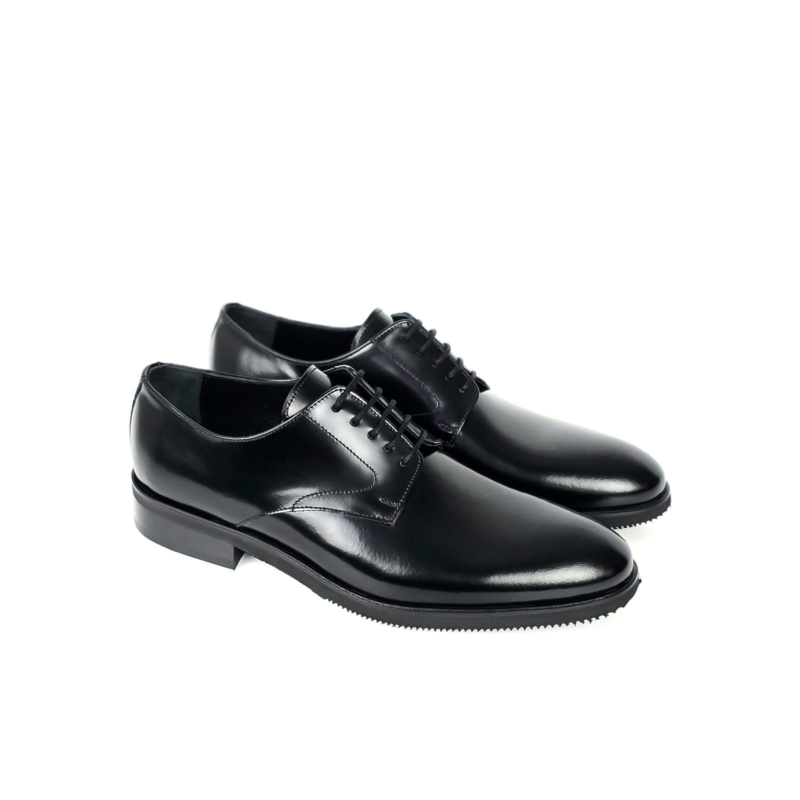 Roman Patent Lace-Up Oxford - Classic Black - Patent