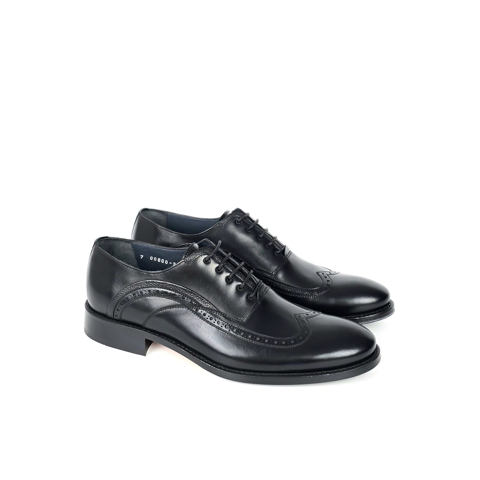 Lorenzo Wingtip Brogue Oxford - Classic Black