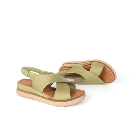 Talia Everyday Buckle Sandal - Forest Olive