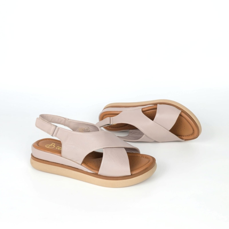 Talia Everyday Buckle Sandal - Blush Nude