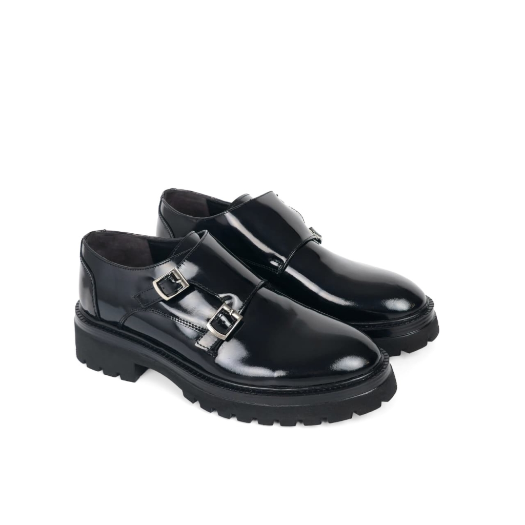 Sovereign Monk Loafer — Gloss Black