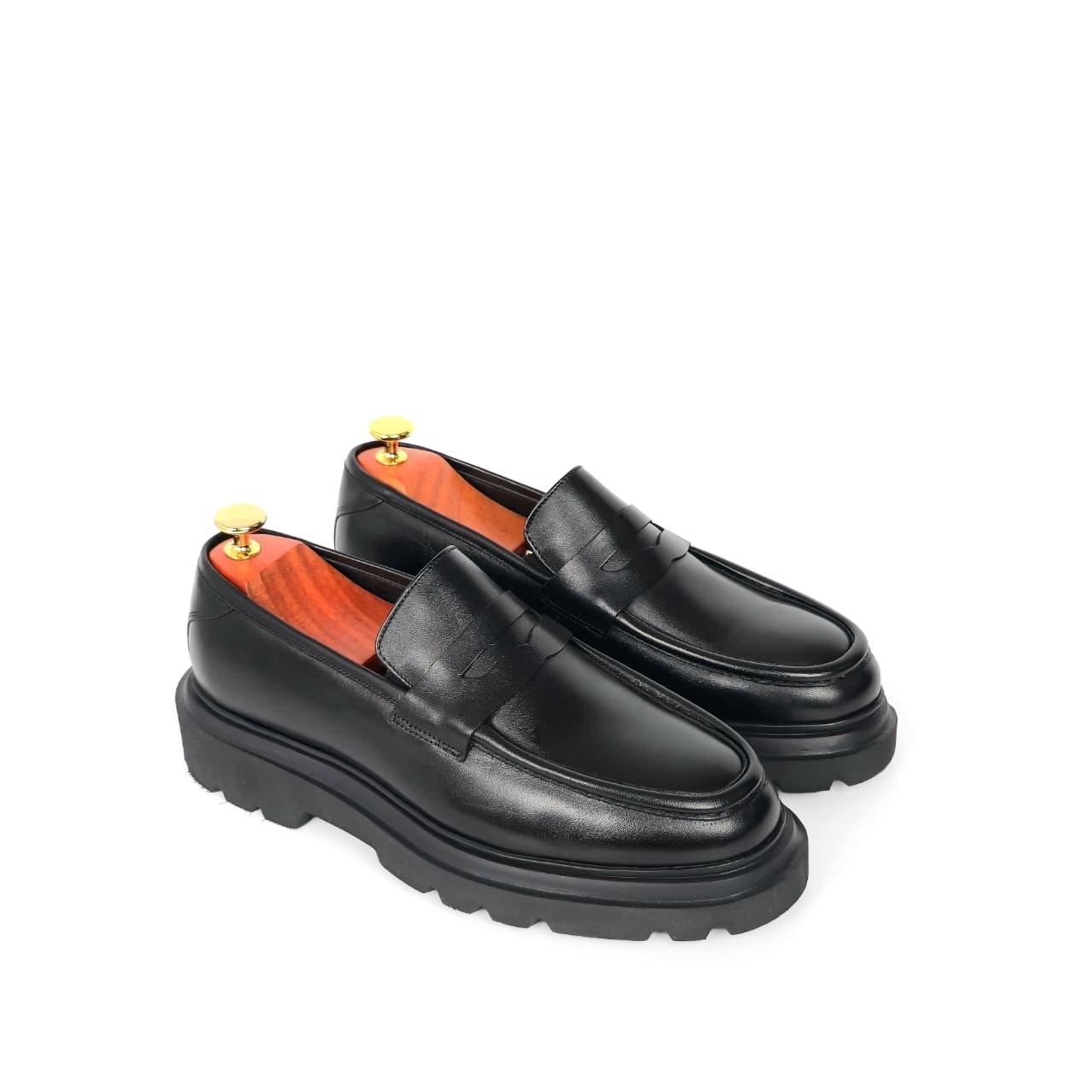 Regent Lug Loafer — Obsidian Black
