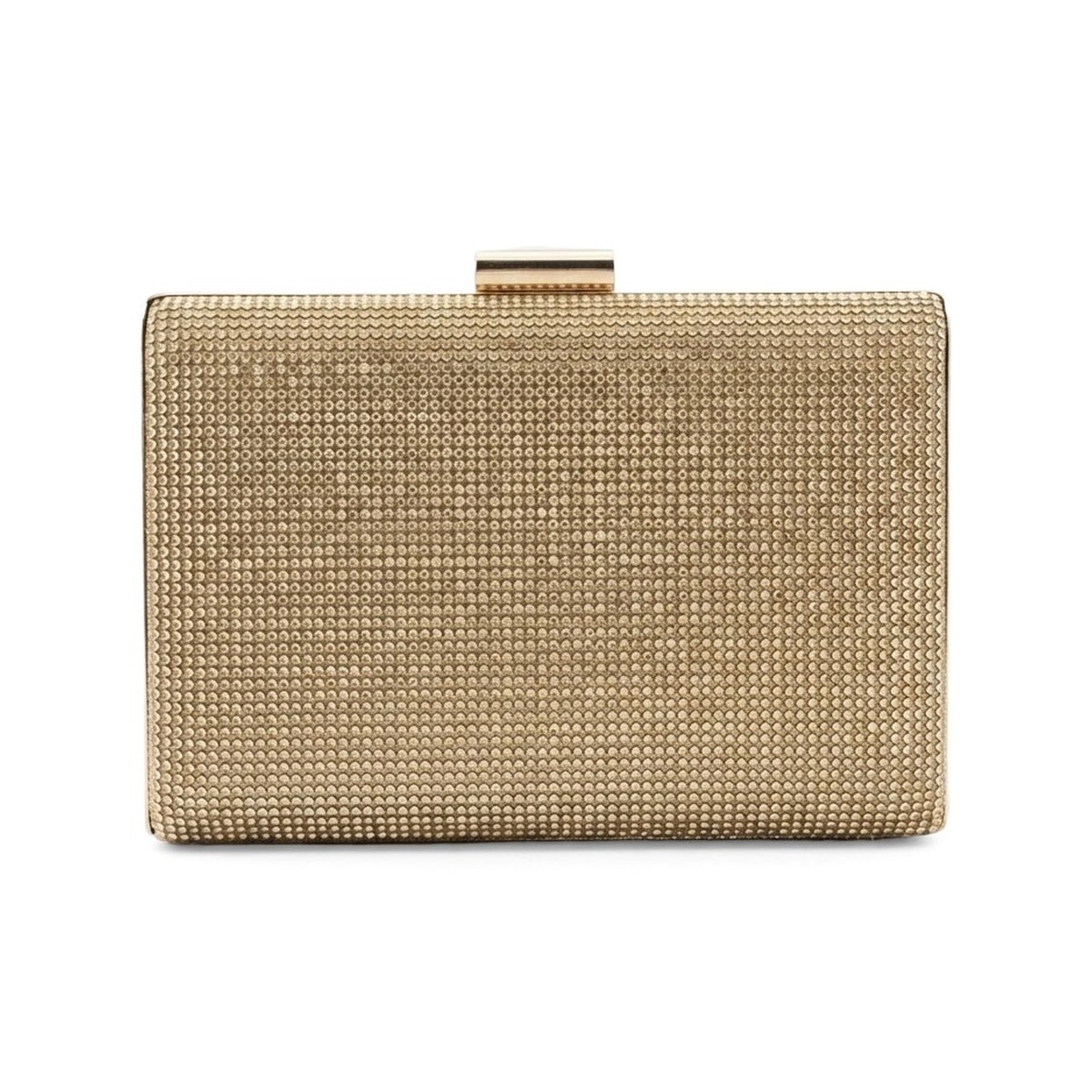 Aria Crystal Box Bag - Champagne Gold