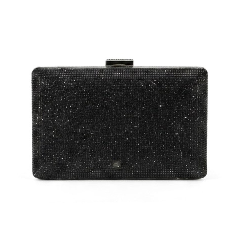 Aria Crystal Box Bag - Classic Black