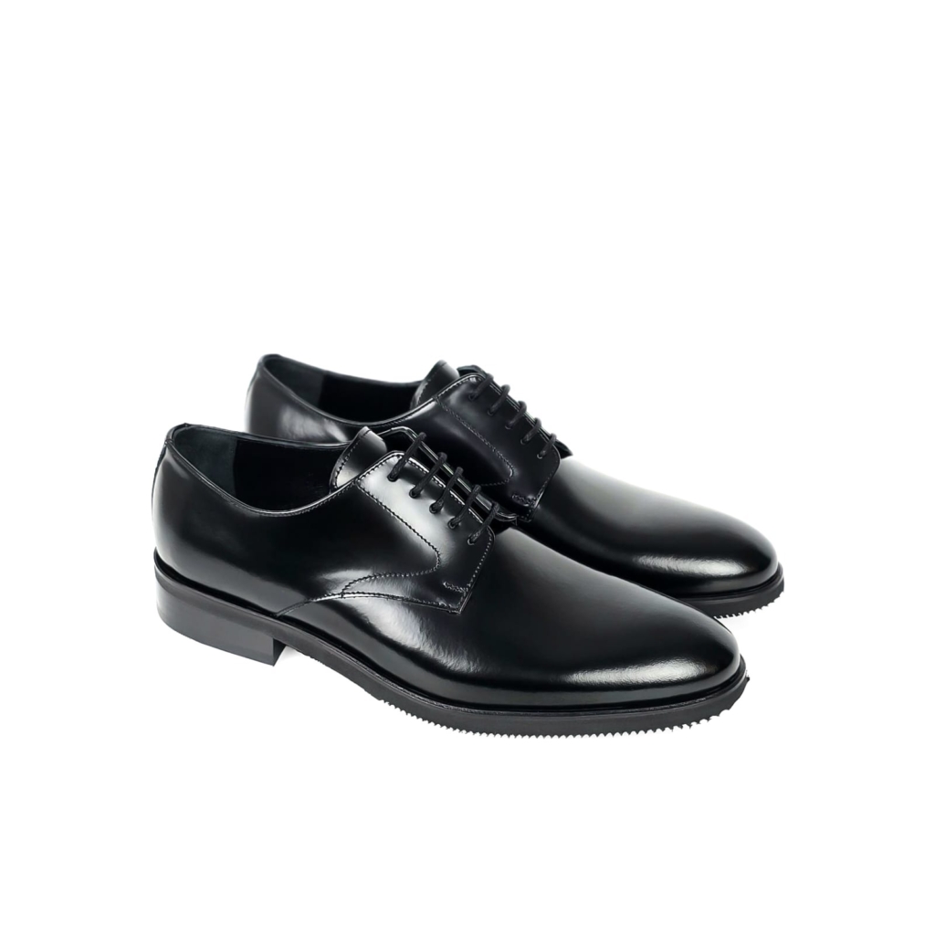 Roman Patent Lace-Up Oxford - Classic Black - Patent