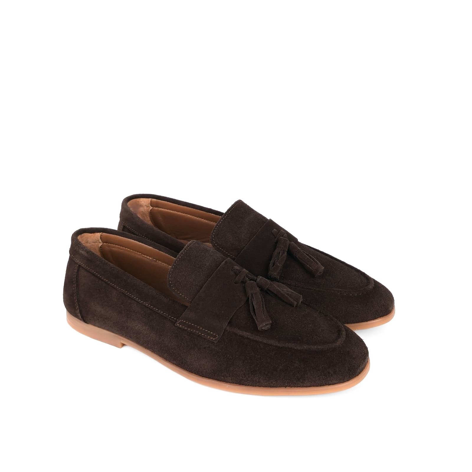 Bruno Horsebit Suede Loafer — Cacao Brown